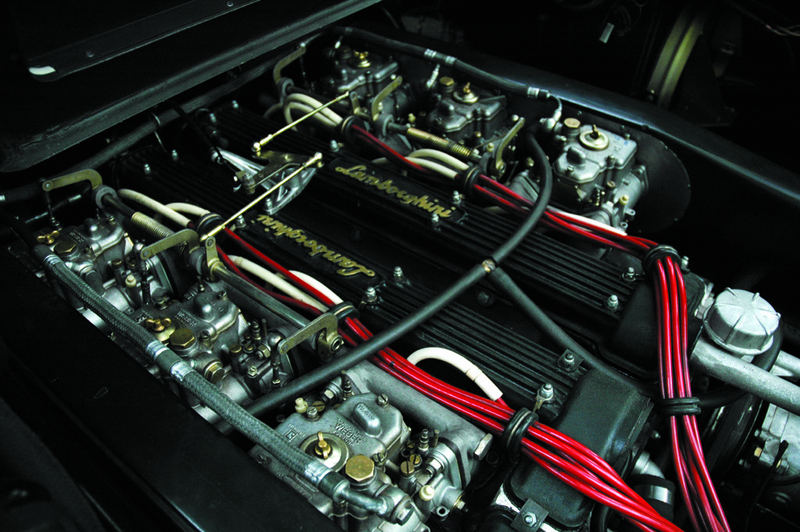 Lamborghini Countach 5000S motor