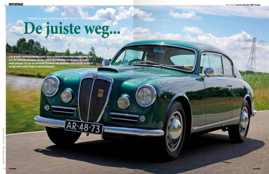 In het eerste nummer van AutoItalia ook een rijverslag van deze Lancia Aurelia B20 GT Coupé
